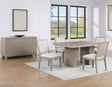 Lily Greige Dining Room Set by Steve Silver at Eve Furniture