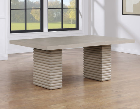 Lily Greige Dining Room Set by Steve Silver at Eve Furniture