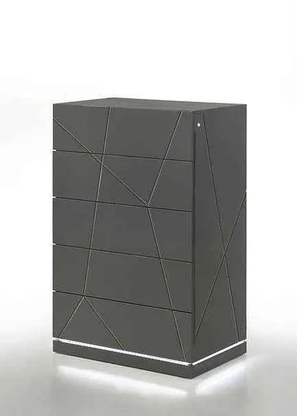 Lily Grey Platform Bedroom Set by New Era Innovations at Eve Furniture