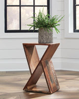 Lily Natural Geometric Accent Table by Coaster at Eve Furniture