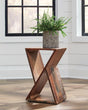 Lily Natural Geometric Accent Table by Coaster at Eve Furniture