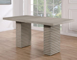 Lily 60-78″ Counter Table w/18″ Leaf by Steve Silver at Eve Furniture