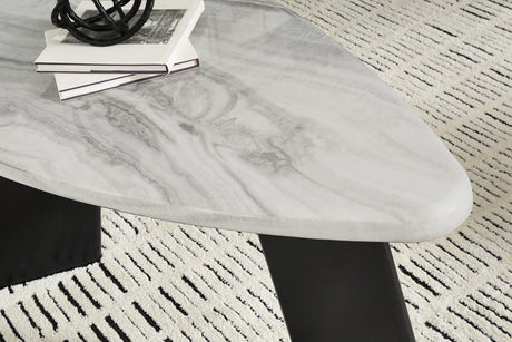 Lilyberg Gray/Black Table (Set of 3) by Ashley at Eve Furniture