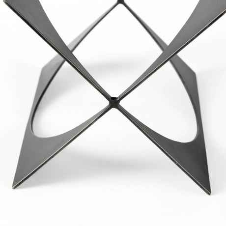 Lima Gunmetal Iron Large Decorative Object by Mercana at Eve Furniture