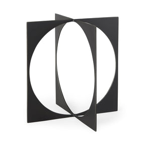 Lima Gunmetal Iron Large Decorative Object by Mercana at Eve Furniture
