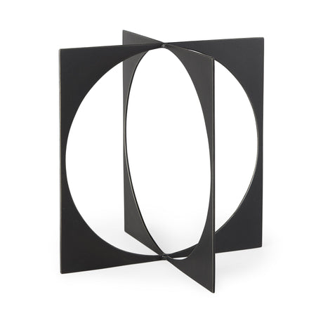 Lima Gunmetal Iron Large Decorative Object by Mercana at Eve Furniture