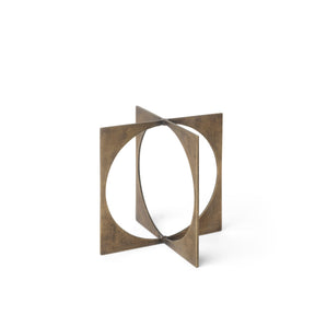 Lima I (Small) 6L x 6W Gold Geometric Decorative Object by Mercana at Eve Furniture