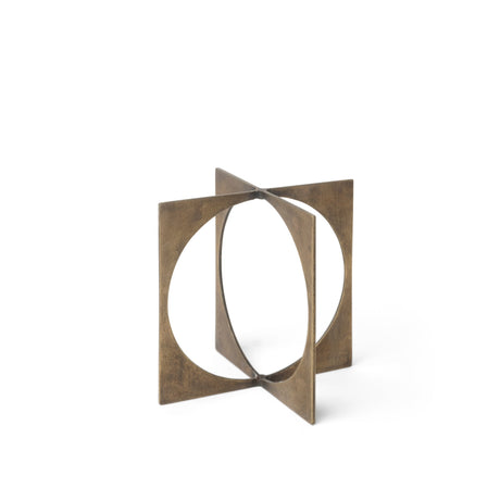 Lima I (Small) 6L x 6W Gold Geometric Decorative Object by Mercana at Eve Furniture