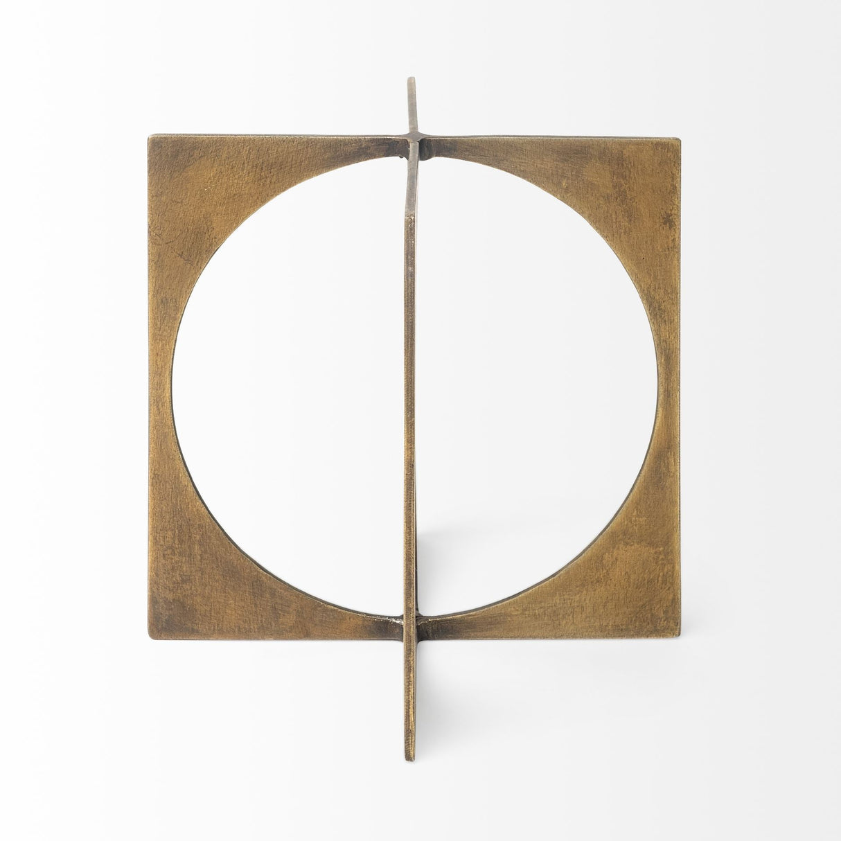 Lima I (Small) Gold Geometric Decorative Object by Mercana at Eve Furniture