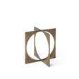 Lima I (Small) Gold Geometric Decorative Object by Mercana at Eve Furniture