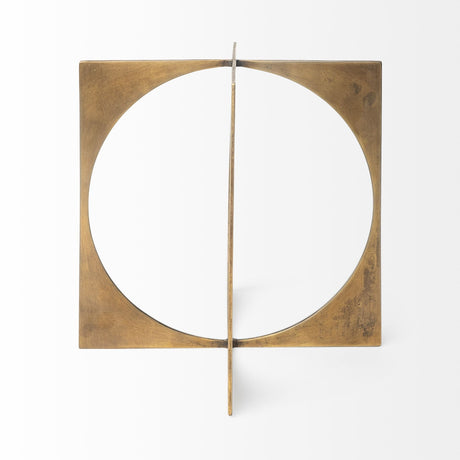Lima II (Large) 10L x 10W Gold Geometric Decorative Object by Mercana at Eve Furniture