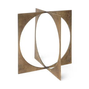 Lima II (Large) 10L x 10W Gold Geometric Decorative Object by Mercana at Eve Furniture