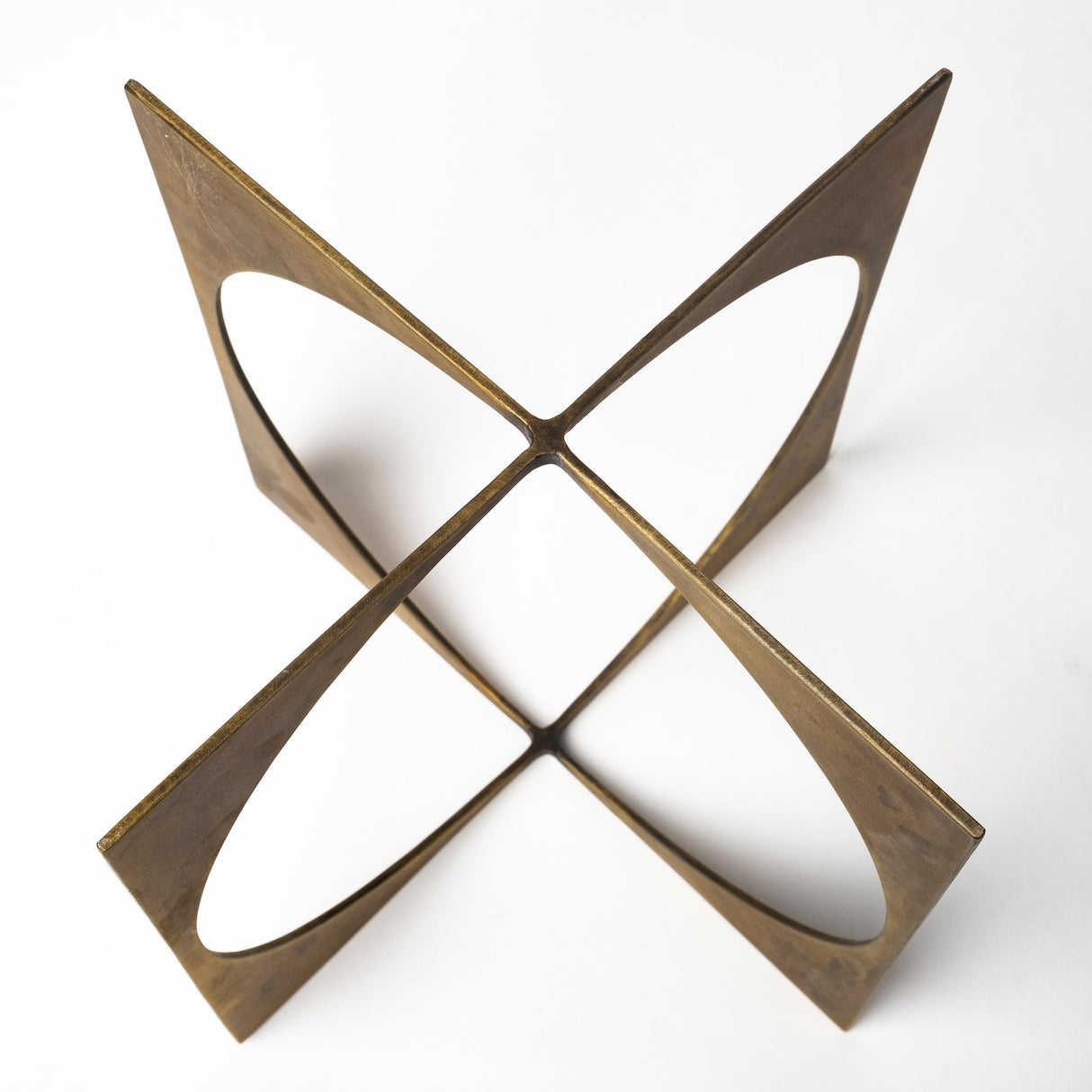 Lima II (Large) Gold Geometric Decorative Object by Mercana at Eve Furniture