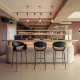 Limay Barstool Black & Walnut by Zuomod at Eve Furniture