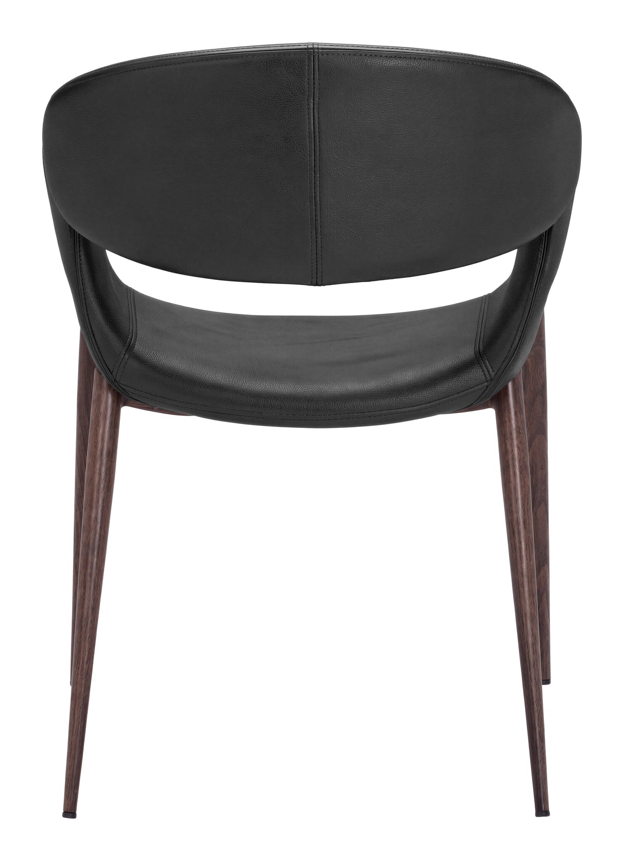 Limay Dining Chair Black & Walnut by Zuomod at Eve Furniture