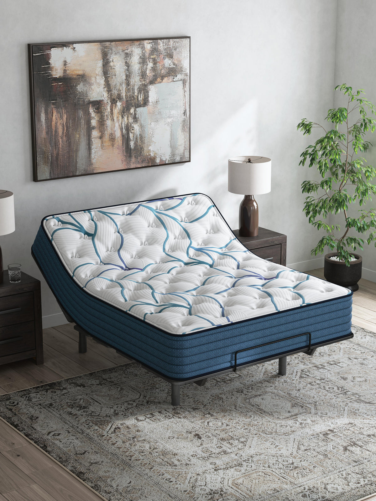 Limited Edition 3.0 White California King Plush Mattress by Ashley at Eve Furniture