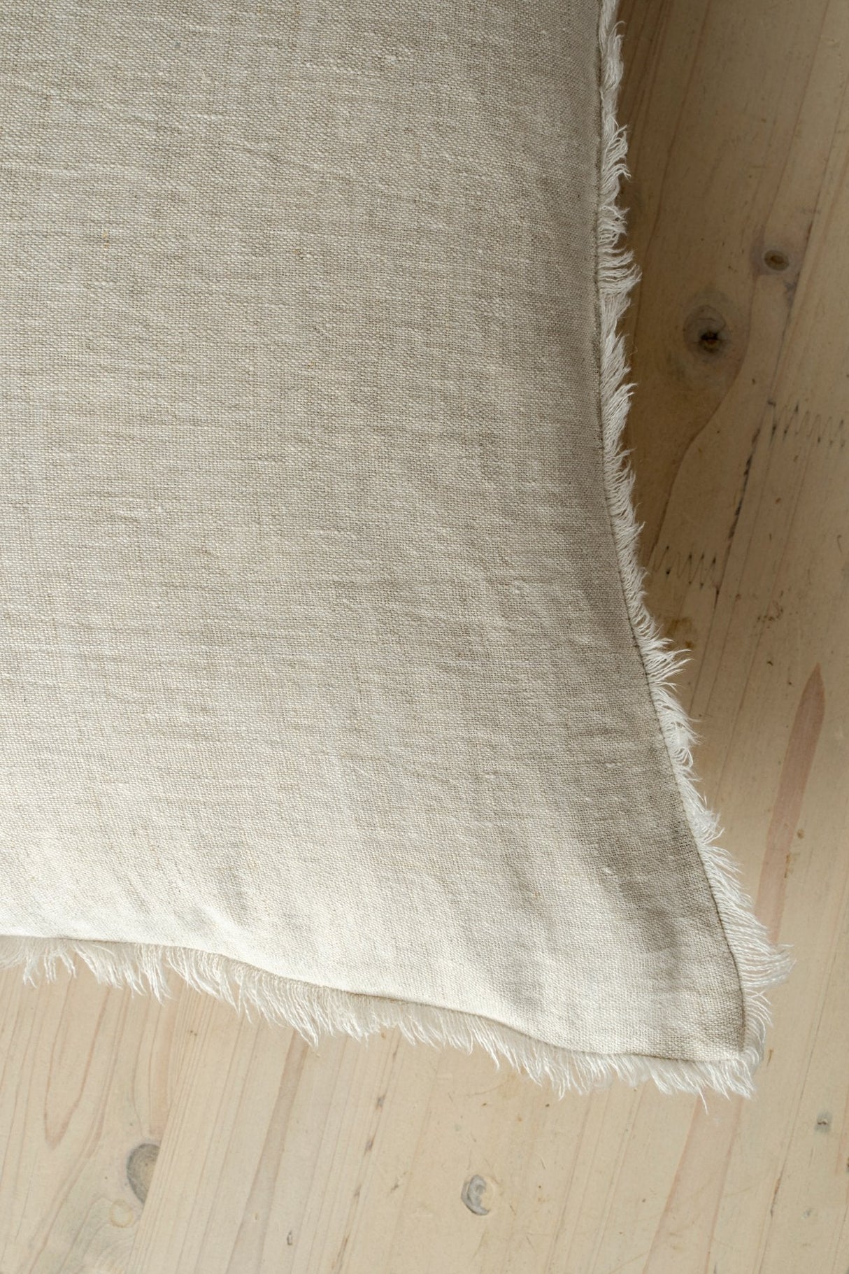 Lina Linen Pillow Chambray Cover, Set of 2 by Mercana at Eve Furniture