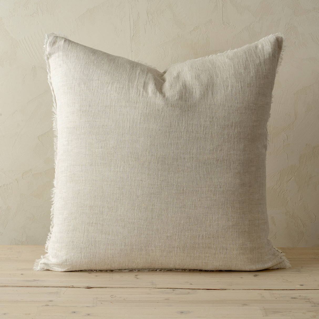 Lina Linen Pillow Chambray Cover, Set of 2 by Mercana at Eve Furniture