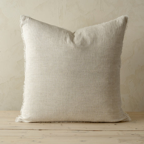 Lina Linen Pillow Chambray Cover, Set of 2 by Mercana at Eve Furniture