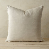 Lina Linen Pillow Chambray Cover w/Filler, Set of 2 by Mercana at Eve Furniture