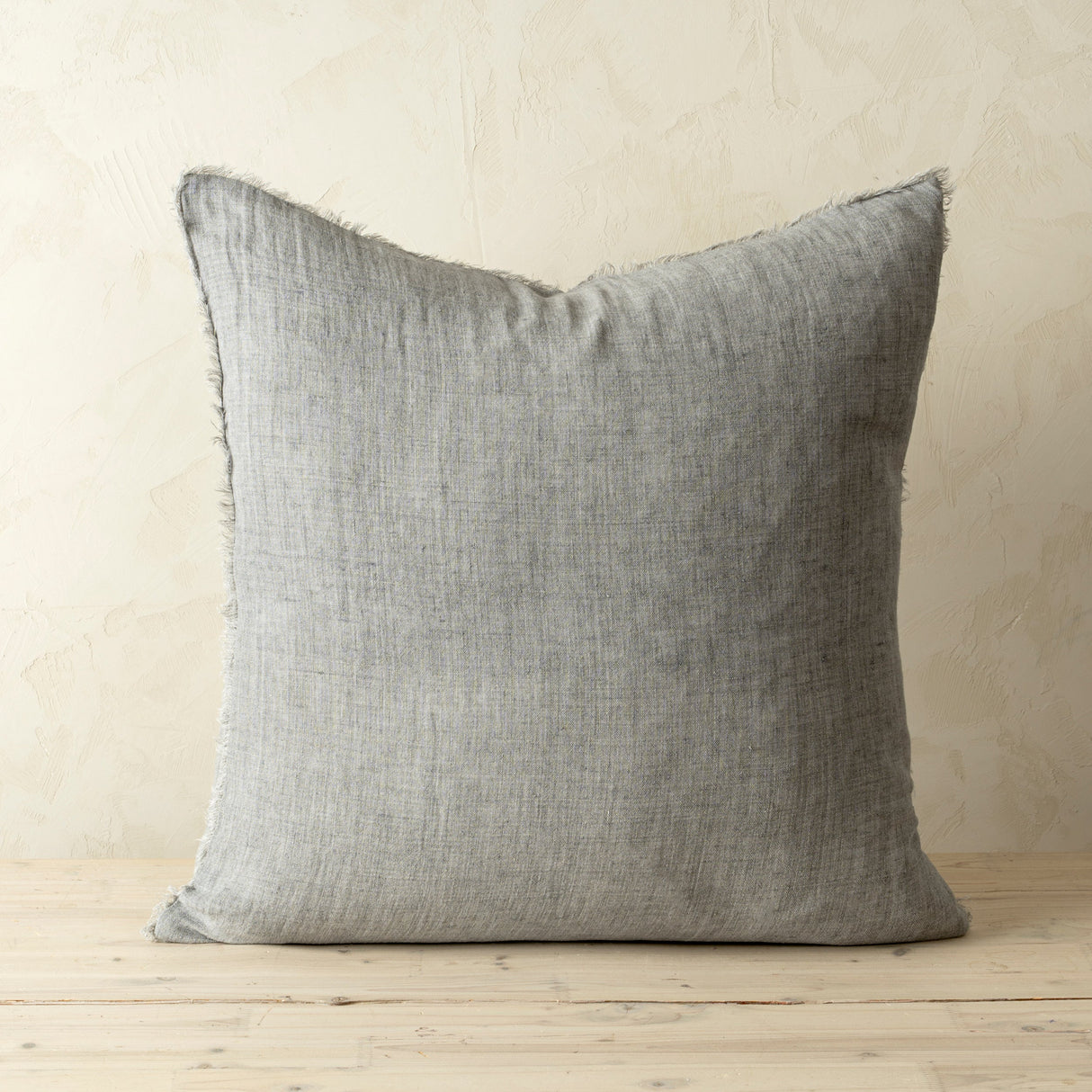 Lina Linen Pillow Grey Cover, Set of 2 by Mercana at Eve Furniture
