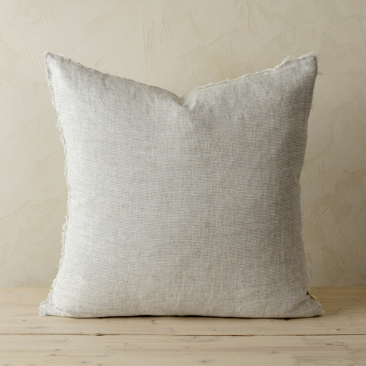 Lina Linen Pillow Grey Cover, Set of 2 by Mercana at Eve Furniture