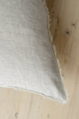 Lina Linen Pillow Grey Cover w/Filler, Set of 2 by Mercana at Eve Furniture