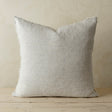 Lina Linen Pillow Grey Cover w/Filler, Set of 2 by Mercana at Eve Furniture