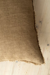 Lina Linen Pillow Hazelnut Cover, Set of 2 by Mercana at Eve Furniture