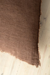 Lina Linen Pillow Mocha Cover, Set of 2 by Mercana at Eve Furniture