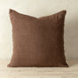 Lina Linen Pillow Mocha Cover, Set of 2 by Mercana at Eve Furniture