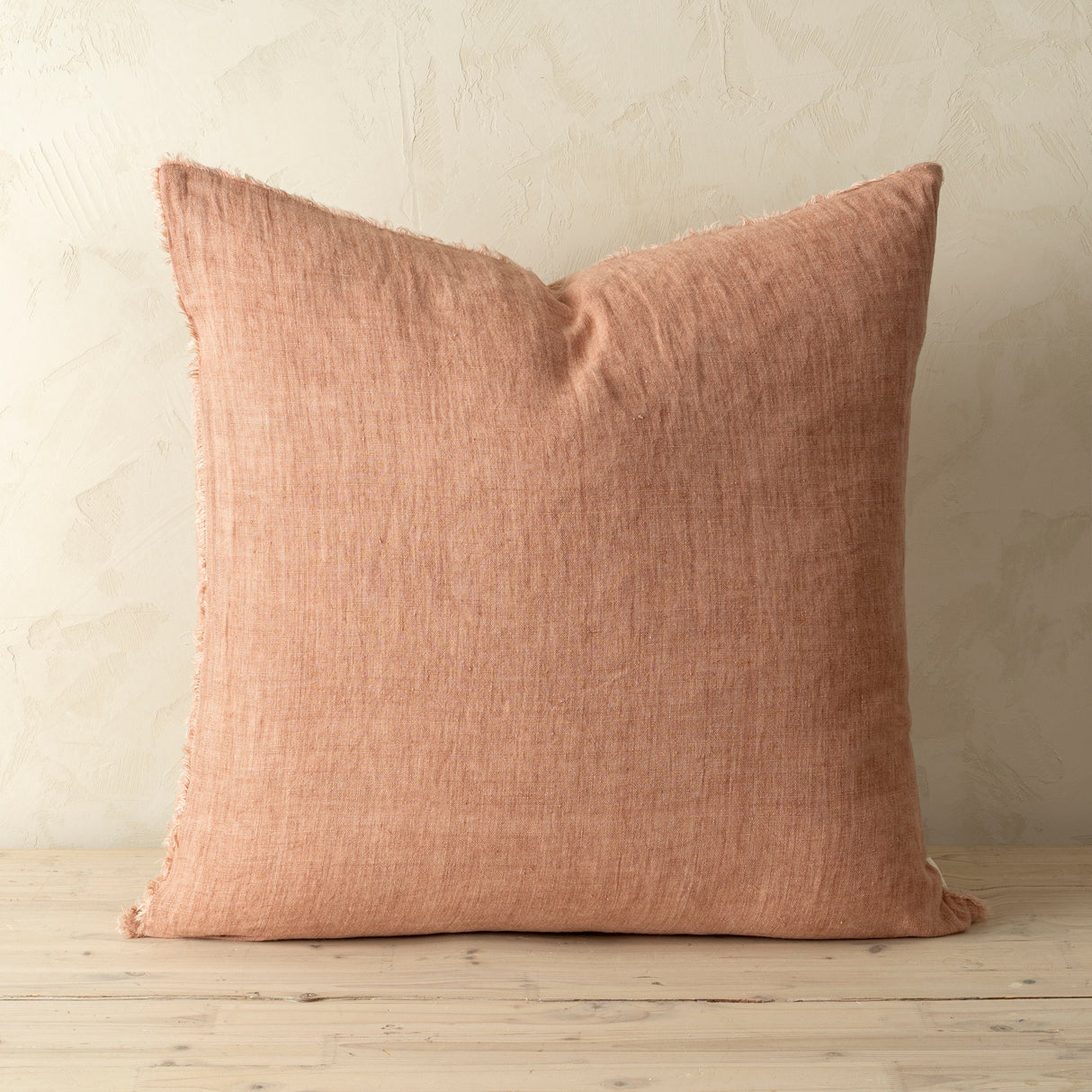 Lina Linen Pillow Redwood Cover, Set of 2 by Mercana at Eve Furniture