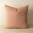 Lina Linen Pillow Redwood Cover w/Filler, Set of 2 by Mercana at Eve Furniture