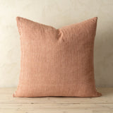 Lina Linen Pillow Redwood Cover w/Filler, Set of 2 by Mercana at Eve Furniture
