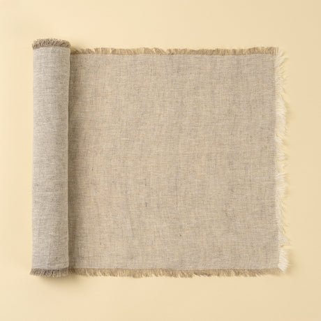 Lina Linen Runner, Chambray, Set of 2 by Mercana at Eve Furniture