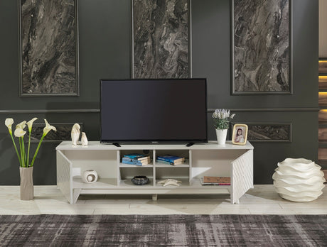 Lina Tv Stand Grey by Furnia at Eve Furniture
