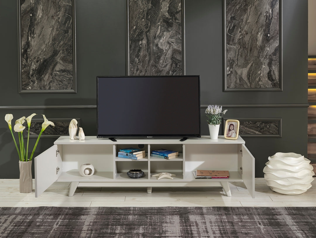 Lina Tv Stand Grey by Furnia at Eve Furniture