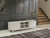 Lina Tv Stand Grey by Furnia at Eve Furniture
