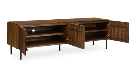 Lincoln Media Cabinet Brown by Moe's Home at Eve Furniture