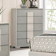 Lincolt White Wash/Stone Gray Chest by Furniture of America at Eve Furniture