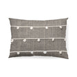 Linda Navy And Cream With White Detail Decorative Pillow Cover by Mercana at Eve Furniture