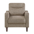 Linden Brown Chair by Homelegance at Eve Furniture