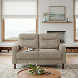 Linden Brown Loveseat by Homelegance at Eve Furniture