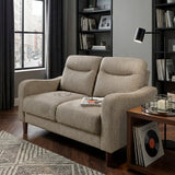 Linden Brown Loveseat by Homelegance at Eve Furniture