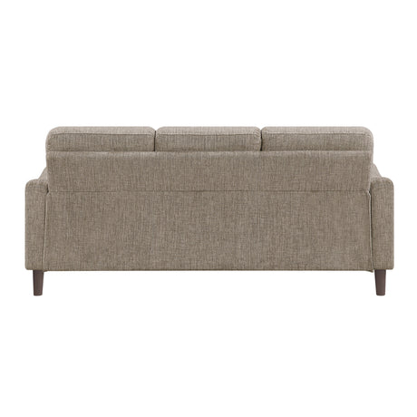 Linden Brown Loveseat by Homelegance at Eve Furniture