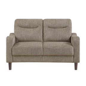 Linden Brown Loveseat by Homelegance at Eve Furniture