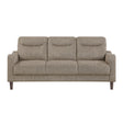 Linden Brown Sofa by Homelegance at Eve Furniture