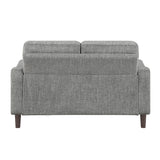 Linden Gray 2-Piece Living Room Set by Homelegance at Eve Furniture