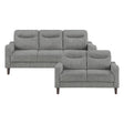 Linden Gray 2-Piece Living Room Set by Homelegance at Eve Furniture