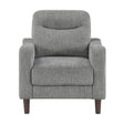 Linden Gray Chair by Homelegance at Eve Furniture